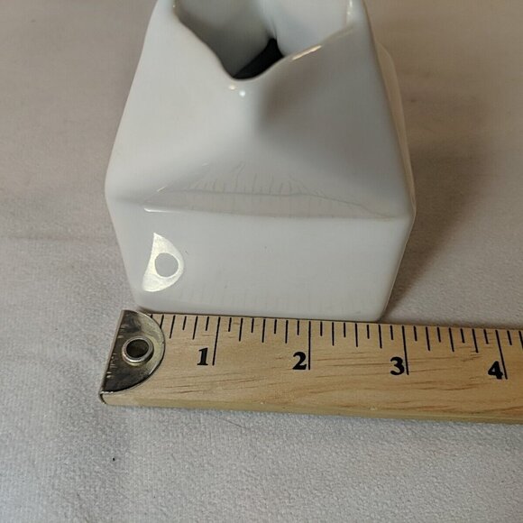 Williams Sonoma Grestel 2012 Ceramic Milk Carton Short White - Picture 8 of 8